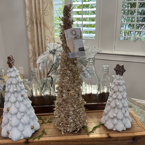 RACHEL ZOE EXQUISITE LG GOLD/CRYSTAL CHRISTMAS TREE NEW ‼️‼️LAST ONE‼️‼️ - Picture 4 of 9